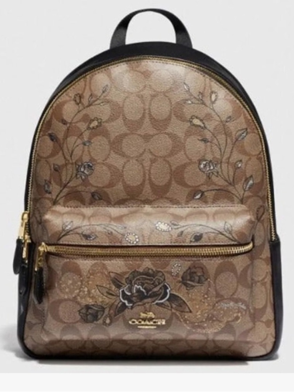 NWOT Coach Chelsea Signature Animation Medium Charlie Backpack